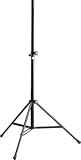 Speaker stand; lightweight aluminum w/double braced base
