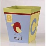 Alphabet Soup Waste Basket