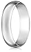 Amazon Collection Light Comfort Fit Platinum Wedding Band, 5mm