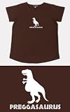 New Novelty Maternity Top T-shirt Preggasaurus 3X