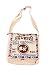 Earth Divas PHB003 Hemp Shoulder Bag w/ Safed Hatti Flap