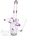 Violet Purple Strawz Connectable Build Your Own Straws Construction Kit - Fun Modular Interlocking Educational Toys