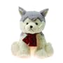 Bulk Savings 349072 15 Sitting Husky With Christmas Plaid Scarf- Pack of 6