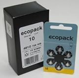 Produkt-Bild: VARTA ecopack Typ 10 gelb, 4610 H&ouml;rger&auml;tebatterien,  10 x 6er Blister