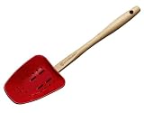 Le Creuset Silicone Jumbo Slotted Spatula Spoon, Cherry