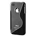 iPhone 4 Wave Protective Gel Case - Black iPhone 4 Wave Protective Gel Case - Black