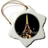 Vacation Spots - Eiffel Tower - Ornaments