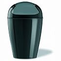 Schwingdeckeleimer DEL M solid schwarz Koziol