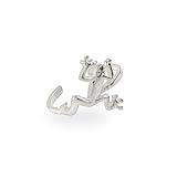 Jumping Sterling Silver Frog Toe Ring