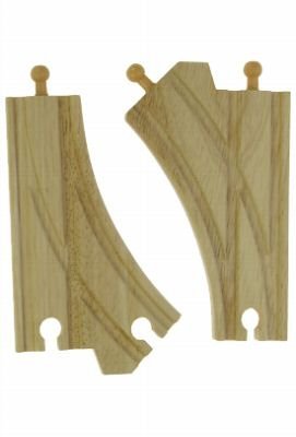 Childrens Toyshop  Third Party New : 2 x Curved Points Track Accessory
