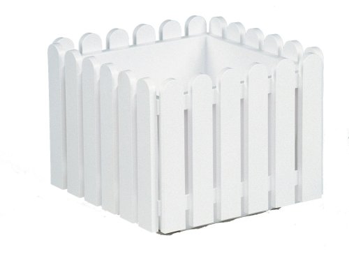 Emsa 846381200 Landhaus Blumenkübel 38 x 38 cm weiß Emsa 846381200 Landhaus Blumenkübel 38 x 38 cm weiß