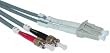 LC / ST, Multimode, Duplex Fiber Optic Cable, 50/125, 1 Meter (3.3 ft). Multimode Duplex Fiber Optic 50/125, Multimode Duplex Fiber Optic 50/125