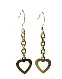 Brass Love Earrings