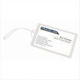 Travelon Self Laminating Tags, Set Of 10,Clear,One Size