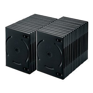 【クリックで詳細表示】サンワサプライ DVDトールケース(2枚収納) DVD-N2-30BK