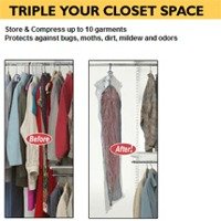 ITW Space Bag WBR-7505 Vacuum Seal Storage Hanging Dress Bag