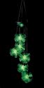 Hanging Green Retro LED Fiber Optic Starburst Mobile