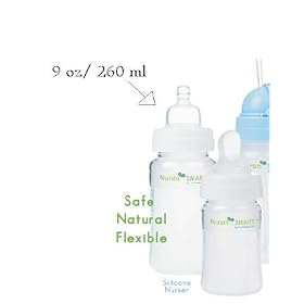 Innobaby Nursin' Smart Stage 2 Silicone Natural Nipple + Bottle