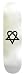 HEARTAGRAM Skateboard DECK cky bam WHITE 7.5 Decks SALE