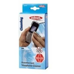 EDNET 63061 Desinfektionst�cher f�r Handys Tastaturen Telefone 20 T�cher