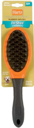 Dog Grooming Brushes:Hartz Groomer's Best Rubber Dog Brush