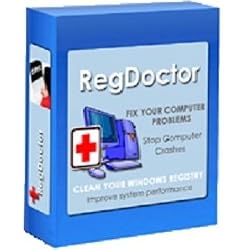 RegDoctor (CD+Download): safely cleans, repairs and optimizes the Windows Registry with one-click; cleans the registry to fix Windows errors and crashes; keeps Your PC working faster, smoother and trouble free. Works with Windows 7/Vista/XP/2000/98.