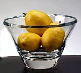 TRILLION CRYSTAL BEVELED BOWL