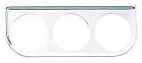 Equus 9823 2 Chrome Triple Gauge Mounting Panel