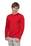 Langarm T-shirt Shirt von Stedman S M L XL XXL XXL verschiedene Farben ScarletRed S