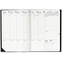Prenote Schreibtisch-Terminkalender Impala schwarz 2013: Agenda Planing. 1 Woche auf 2 Seiten mit Tagesnotizen. 13 Monate: Dezember bis Dezember. Von 7.00 Uhr bis 20.00 Uhr