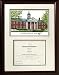 University of Louisville Louis D Brandeis School Graduate Framed Lithograph w/ Diplom...