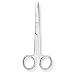 Non-Sterile Sharp Straight Scissor, 5-1/2" Length, For Single Use (Pack of 100)