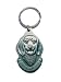 beagle27 - Pewter Beagle Key Chain Ring Made in the