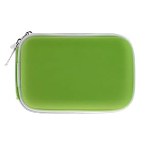 GTMax Digital Camera Green Pouch Carrying Bag Case for Kodak PLAYFULL Waterproof Video Camera, Kodak EasyShare C1450, C1505, C1530, C123, C142, C195, C330, C182, M5370, M5350, M583, M522, M577, M200, M381, M341, M340, M23, M522