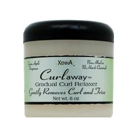 Xenna Curlaway Gradual Curl Relaxer Green Apple Fragrance -- 6 oz