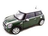 2007 Mini Cooper S Diecast Model Green 1:18 Kyosho