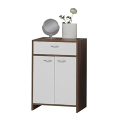 FMD 901-005 Kommode Madrid 5 B/H/T ca. 52,5 x 79 x 33 cm zwetschge/wei�