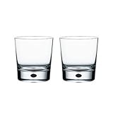 Orrefors Intermezzo Black Double Old Fashioned Pair