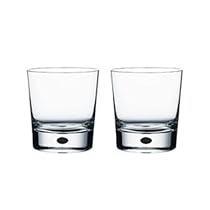 Orrefors Intermezzo Black Double Old Fashioned Pair