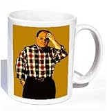 Click for larger image of George from Seinfeld Pop Art Coffee Mug
