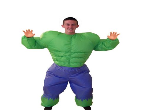 Inflatable Hulk Muscle Man Fancy Dress Costume/suit Picture