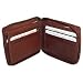 Quality Wallets | Men's Zipper Wallets - Genuine Leather Zipper Bi-Fold Men's Wallet Card Currency Picture Pockets Brown