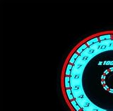 2005-2006 Suzuki GSXR 1000 White Face Glow Gauges