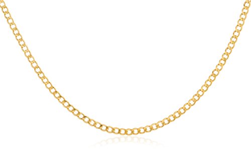 14k Yellow Gold 2mm Cuban Chain - 10