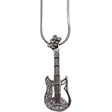 型抜きギター ラインストーン ネックレス NECKLACE LG GUITAR CUT OUT W/ RHINESTONES