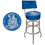 New Seton Hall University Padded Bar Stool with Back New Seton Hall University Padded Bar Stool with Back