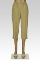 Microfiber Twill Pull-On Capri