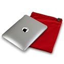 APPLE IPAD 3 PC EXECUTIVE ACCESSORY PACK - SILVER GLOSSY BACK COVER  CASE, SCREEN PROTECTOR, RED POUCH PART OF THE QUBITS ACCESSORIES RANGE