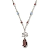 NHL Colorado Avalanche Crystal Logo Necklace