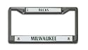 Milwaukee Bucks Chrome License Plate Frame